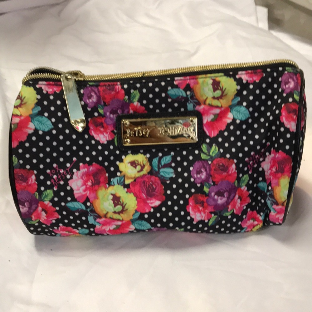 Betsey Johnson cosmetics bag
